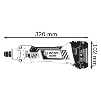 Bosch akumulatorska ravna brusilica GGS 18 V-LI Professional 06019B5300-1