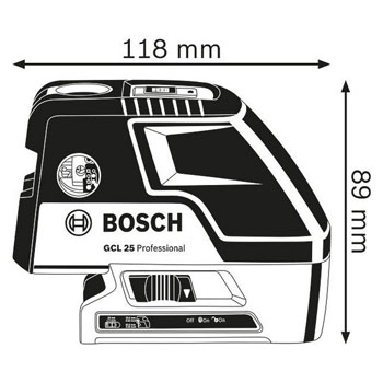 Bosch kombinovani laser GCL 25 + BT 150 Professional 0601066B01-1