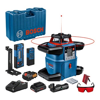 Bosch rotacioni laser GRL 600 CHV + ProCORE 4,0Ah 18V + prijemnik LR 60 + daljinski upravljač RC 6 0601061F00-1