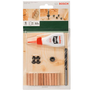 Bosch 32-delni set tiplova za drvo sa dodatnim priborom 2609255305-1