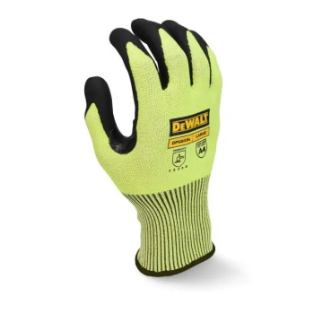 DeWalt zaštitne rukavice visoke vidljivosti HPPE zaštita od A4 sečenja DPG855L-1