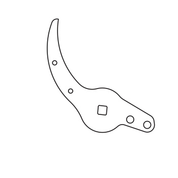 Felco rezervni kontra nož za jednoručne makaze za orezivanje 100/4-1