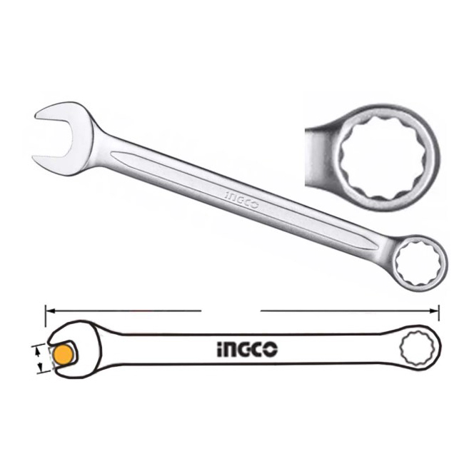 Ingco okasto vilasti ključ 10 mm HCSPA101-1
