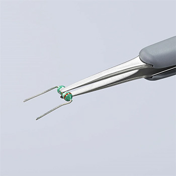Knipex precizna pinceta sa gumenim ručkama ESD tupa 123mm 92 21 11 ESD-5