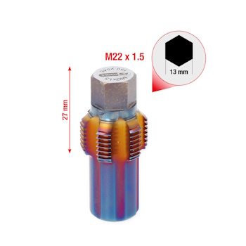KS Tools rezač navoja sa vodećim vijcima za temperaturne senzore M22x1.5 150.2546-1