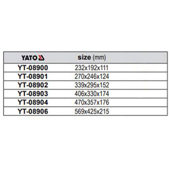 Yato vodootporna kutija za transport 569x425x215 YT-08906-5