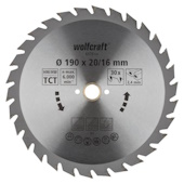 Wolfcraft kružna testera za ručne cirkulare HM ø190x16x2.4mm 6375000