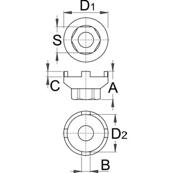 Unior skidač zadnjeg lančanika (BMX®) 1670.6/4 616066-1