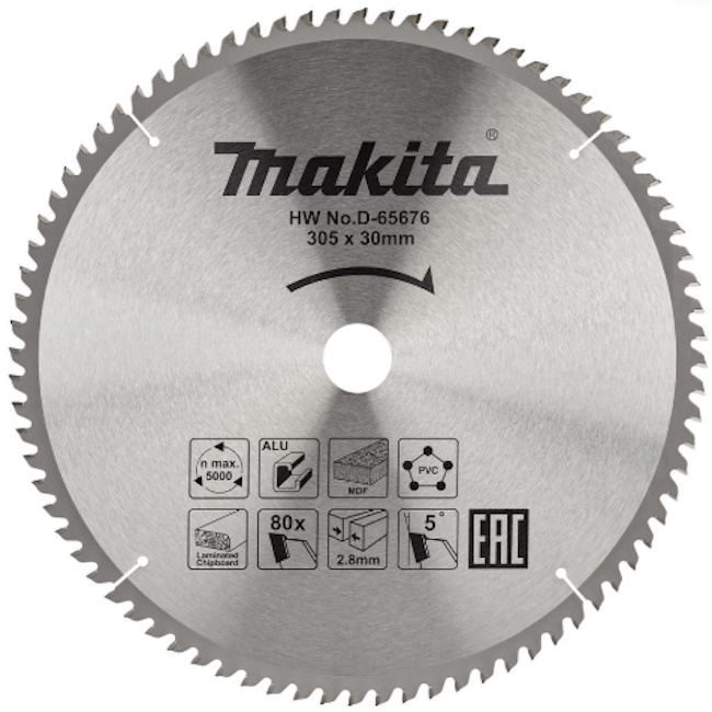 Makita TCT list testere 305mm D-65676