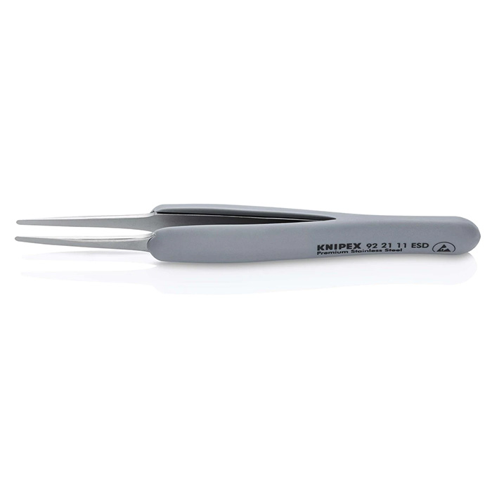 Knipex precizna pinceta sa gumenim ručkama ESD tupa 123mm 92 21 11 ESD