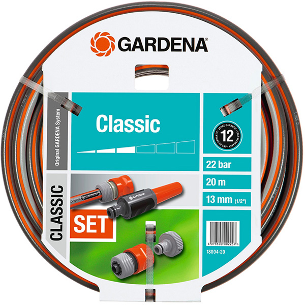 Gardena baštensko crevo 20m sa nastavcima i prskalicom u setu GA 18004-20 -1