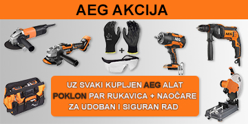 AEG AKCIJA - POKLON rukavice i naocare