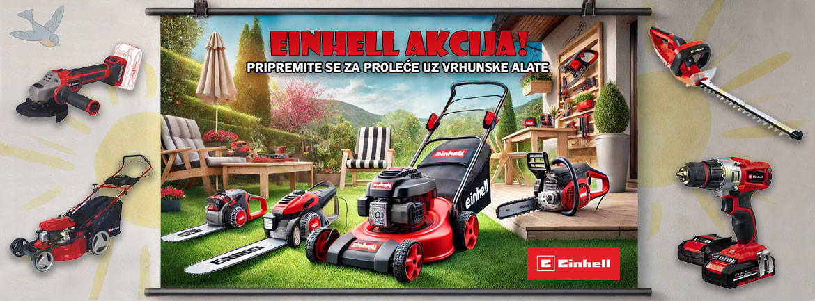 Einhell akcija 2025