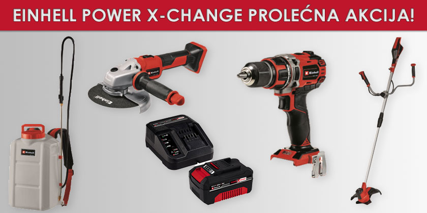 Einhell Power X-Change prolećna akcija 2023