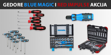 Gedore Blue MAGIC i Red IMPULSE akcija 2023