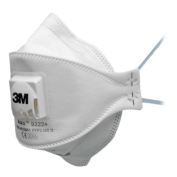 3M jednokratna sklopiva maska sa ventilom FFP2 9322+ (10 komada) 3M jednokratna sklopiva maska sa ventilom FFP2 9322+ (10 komada)