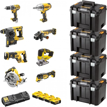 DeWalt akumulatorski set mašina DCK865P4T-QW DeWalt akumulatorski set mašina DCK865P4T-QW