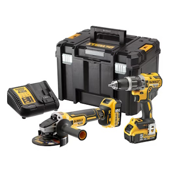 DeWalt set aku bušilica i aku brusilica 18V 2x5Ah DCK2080P2T-QW DeWalt set aku bušilica i aku brusilica 18V 2x5Ah DCK2080P2T-QW