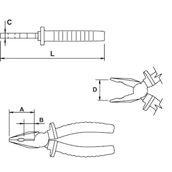 EGA Master klešta kombinovana VDE 76584 EGA Master klešta kombinovana VDE 76584