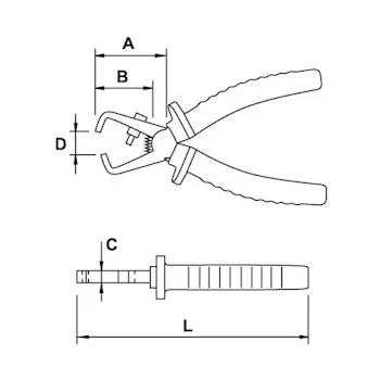 EGA Master klešta za skidanje izolacije VDE 76603 EGA Master klešta za skidanje izolacije VDE 76603