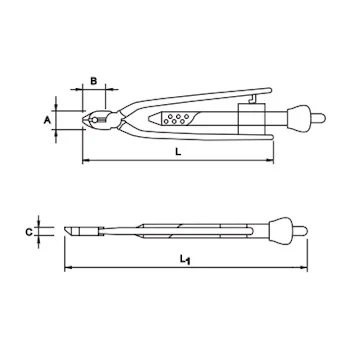 EGA Master klešta za uvrtanje žica 9