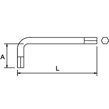 EGA Master ključ imbus nevarničeći 2mm 70391 EGA Master ključ imbus nevarničeći 2mm 70391
