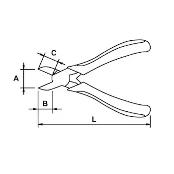 EGA Master sečice kose za elektroniku 115mm 62247-1