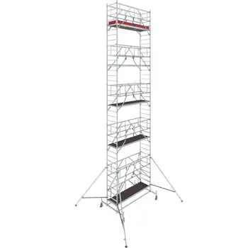 KRAUSE STABILO aluminijumska pokretna skela 2.50x0.75m radna visina 11.40m 772091-1 KRAUSE STABILO aluminijumska pokretna skela 2.50x0.75m radna visina 11.40m 772091-1