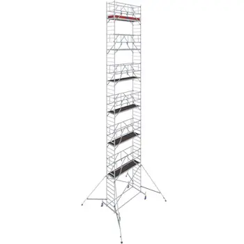 KRAUSE STABILO aluminijumska pokretna skela 2.50x0.75m radna visina 14.40m 772121 KRAUSE STABILO aluminijumska pokretna skela 2.50x0.75m radna visina 14.40m 772121