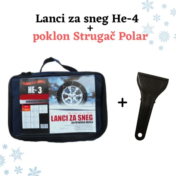 Lanci za sneg Sila He4 12mm plus poklon Strugač Polar