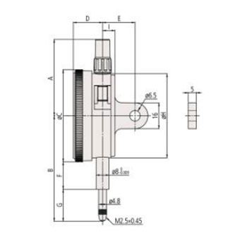 Mitutoyo analogni merni sat - komparater 2110AB-10 Mitutoyo analogni merni sat - komparater 2110AB-10