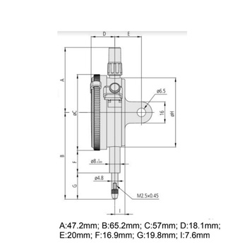 Mitutoyo analogni merni sat - komparater 2046AB-1