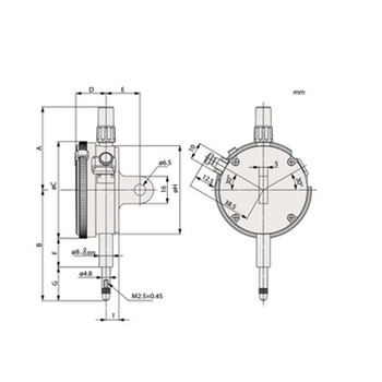 Mitutoyo analogni merni sat - komparater 2109AB-10-1