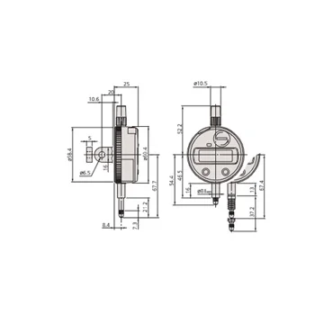 Mitutoyo digitalni merni sat Digimatic ABS 12,7mm 543-781B Mitutoyo digitalni merni sat Digimatic ABS 12,7mm 543-781B