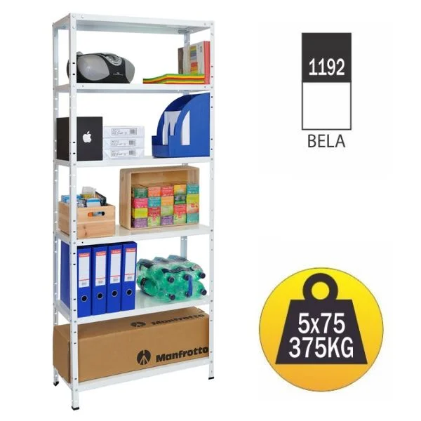 Metalna Polica 170x75x30cm 5x75kg Metalna Polica 170x75x30cm 5x75kg