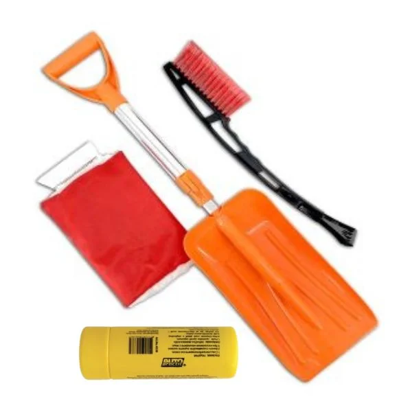 Zimski set - lopata, rukavica, strugač, krpa