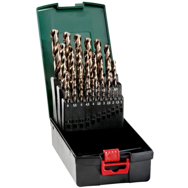 Metabo 25-delni set burgija za metal HSS-CO 627672000 Metabo 25-delni set burgija za metal HSS-CO 627672000