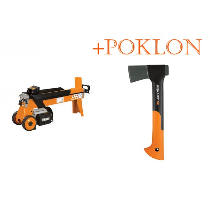 Villager horizontalni cepač drva HLS 5T + POKLON Fiskars sekira X7