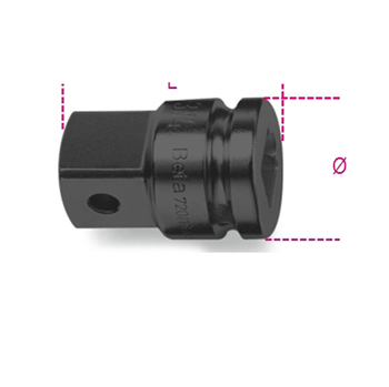 Beta adapter kovani udarni 3/4 Beta adapter kovani udarni 3/4
