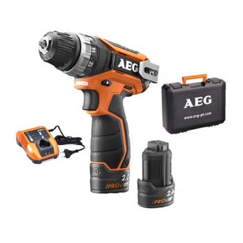 AEG akumulatorka busilica 12V 2x2.0Ah BS 12C2LI-202C AEG akumulatorka busilica 12V 2x2.0Ah BS 12C2LI-202C