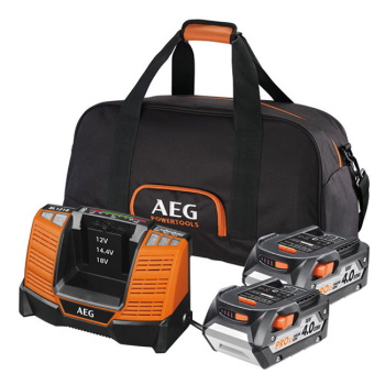 Aeg set baterija 2 x 18V 4Ah i punjača SET LL1840BL Aeg set baterija 2 x 18V 4Ah i punjača SET LL1840BL