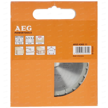 Aeg list cirkulara 165×20mm-24 4932430311-2