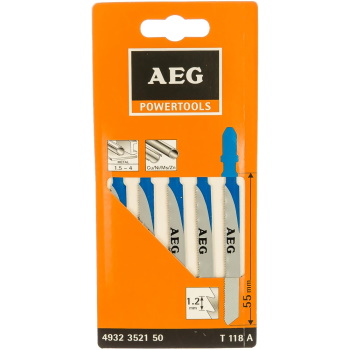 Aeg list ubodne testere 55 x 1,2 mm set 5/1 4932352150 Aeg list ubodne testere 55 x 1,2 mm set 5/1 4932352150