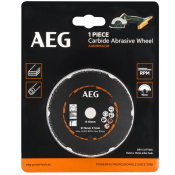 Aeg karbidna rezna ploča 76x10mm AAKMMAC01 Aeg karbidna rezna ploča 76x10mm AAKMMAC01