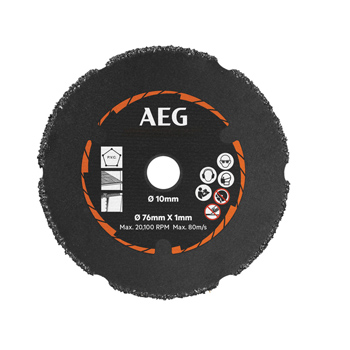 Aeg karbidna rezna ploča 76x10mm AAKMMAC01 Aeg karbidna rezna ploča 76x10mm AAKMMAC01