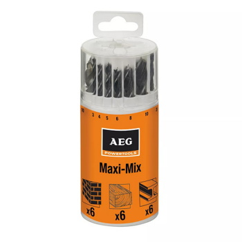 Aeg set burgija Maxi Mix 18/1 u plastičnoj kutiji Aeg set burgija Maxi Mix 18/1 u plastičnoj kutiji
