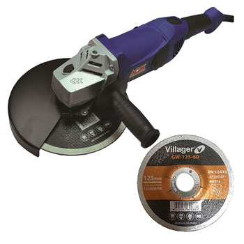 AGM ugaona brusilica 2000W 230 mm AG 230 + POKLON brusna ploča za metal 230X6 mm / 5 komada AGM ugaona brusilica 2000W 230 mm AG 230 + POKLON brusna ploča za metal 230X6 mm / 5 komada