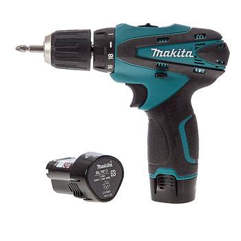 Makita akumulatorski set (DF330DWE+TD090D), u koferu sa 2 baterije i punjačem  LCT204-3