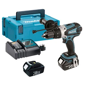 Makita akumulatorska udarna bušilica odvijač DHP458RFJ Makita akumulatorska udarna bušilica odvijač DHP458RFJ