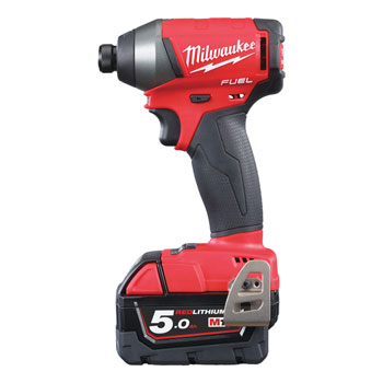 Milwaukee aku odvijač udarni 1/4” 18V 5Ah M18 FID-502X 4933451066-1